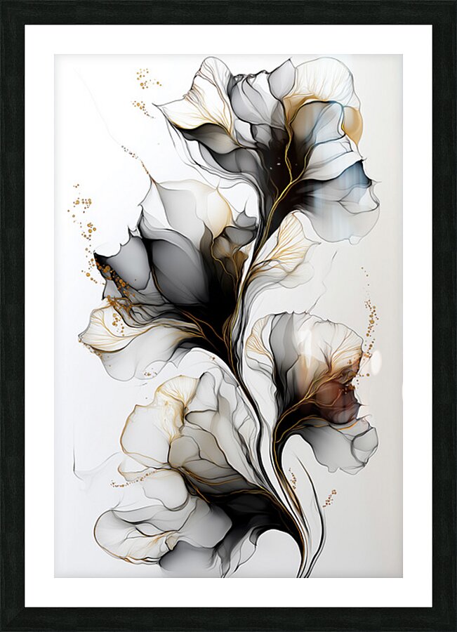 FLORAL 50 Picture Frame print