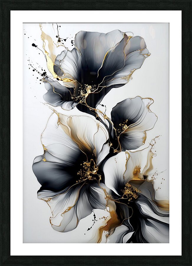 FLORAL 56 Picture Frame print
