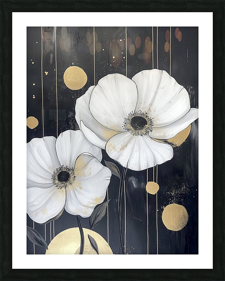 FLORAL 58 Picture Frame print