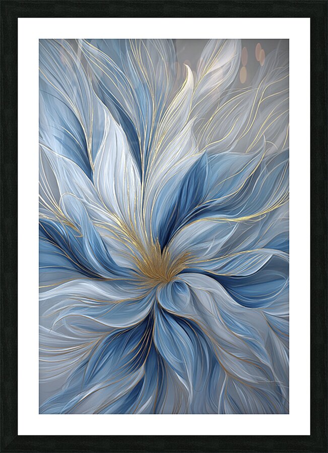 FLORAL 64 Picture Frame print