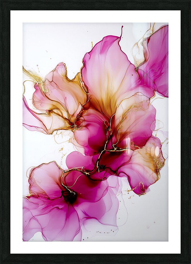 FLORAL 65 Picture Frame print