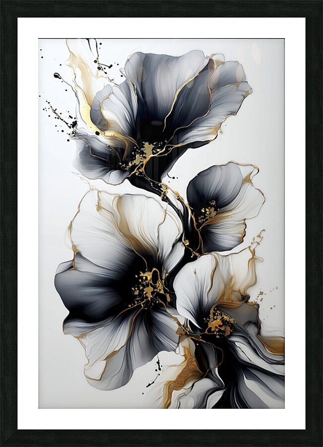 FLORAL 74 Picture Frame print