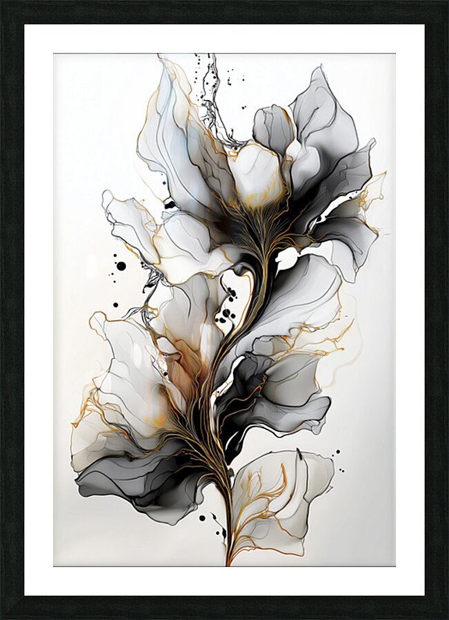 FLORAL 1 Picture Frame print