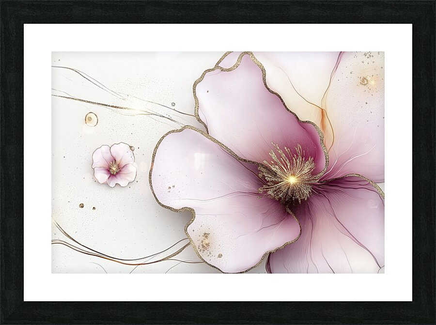 FLORAL 4 Picture Frame print
