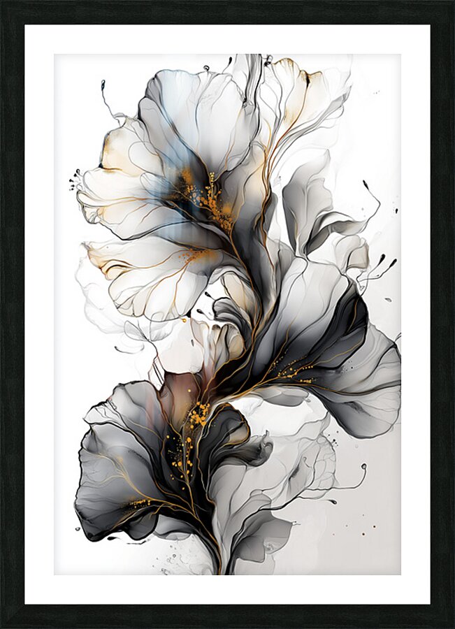 FLORAL 5 Picture Frame print
