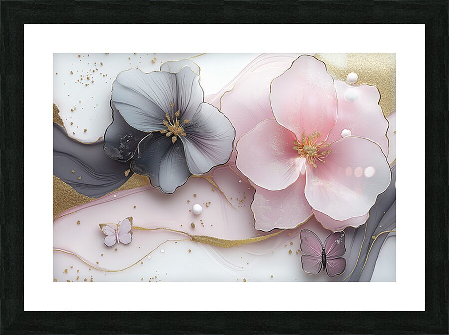 FLORAL 6 Picture Frame print