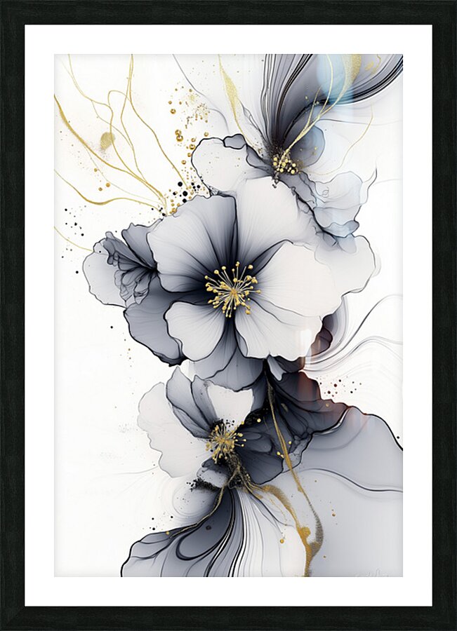 FLORAL 7 Picture Frame print
