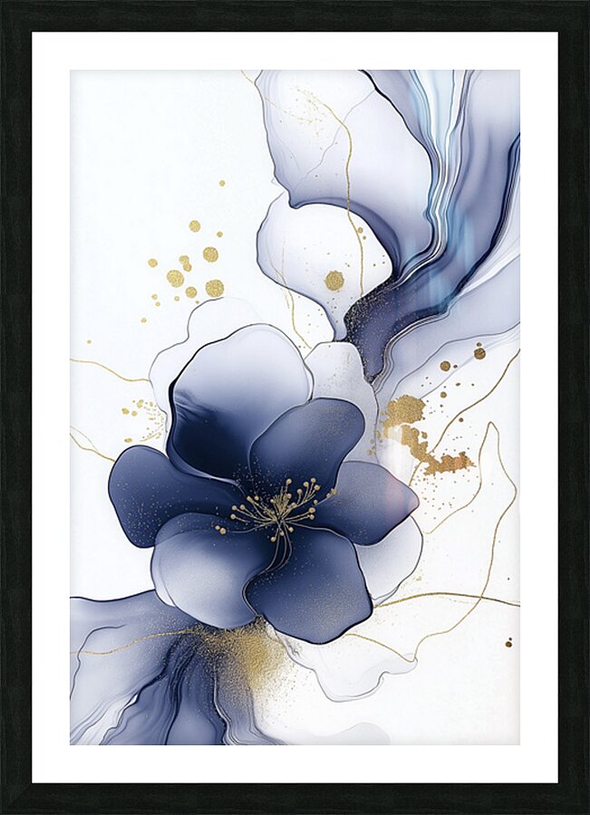 FLORAL 8 Picture Frame print