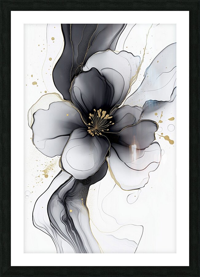 FLORAL 9 Picture Frame print