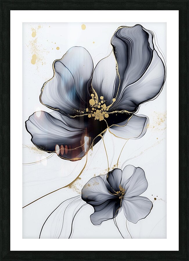 FLORAL 12 Picture Frame print