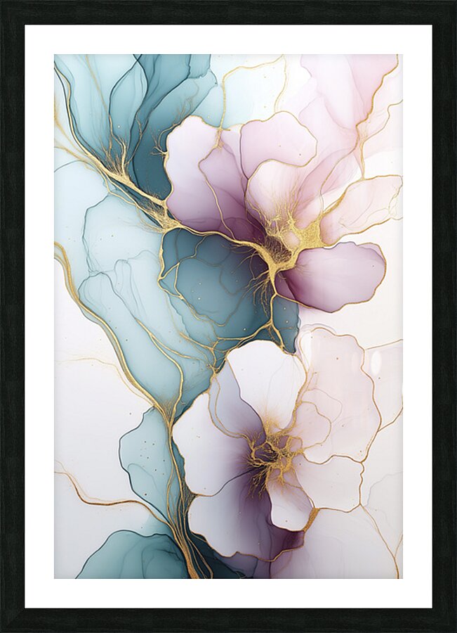 FLORAL 18 Picture Frame print