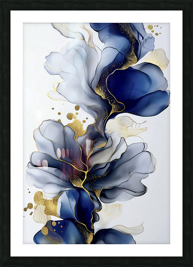 FLORAL 27 Picture Frame print