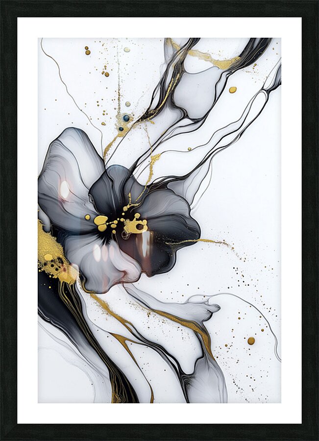 FLORAL 32 Picture Frame print