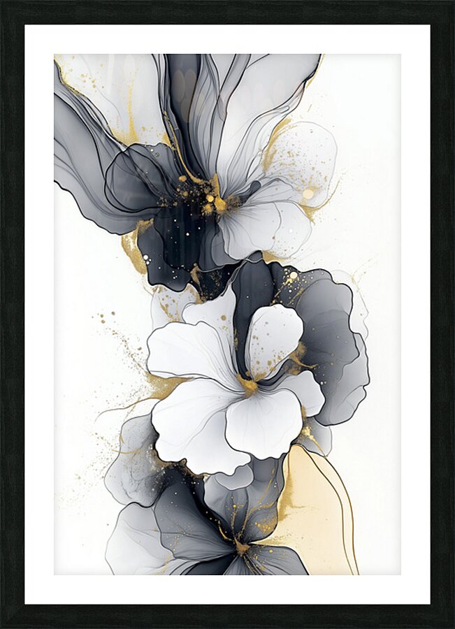 FLORAL 40 Picture Frame print