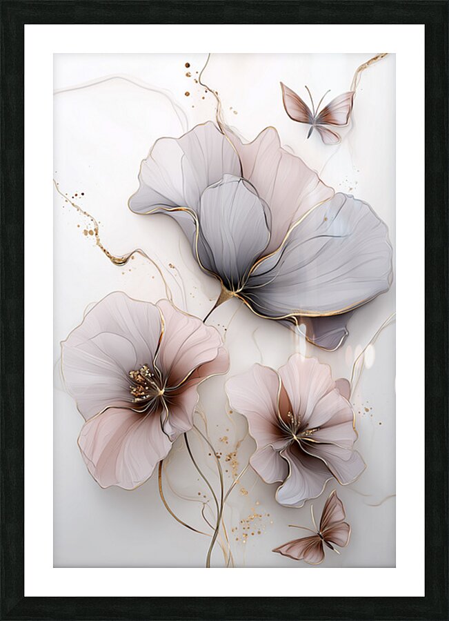 FLORAL 41 Picture Frame print