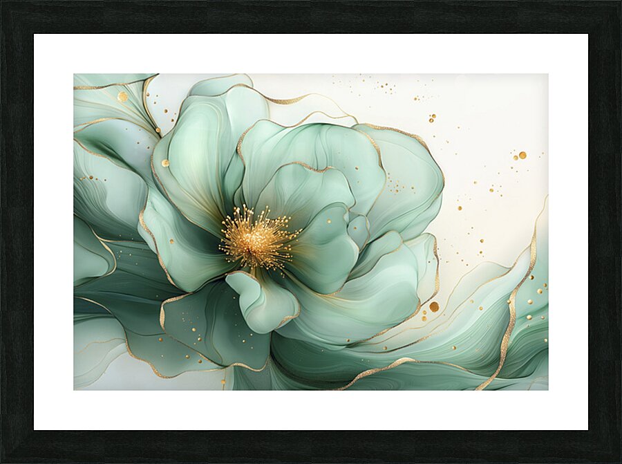 FLORAL 45 Picture Frame print