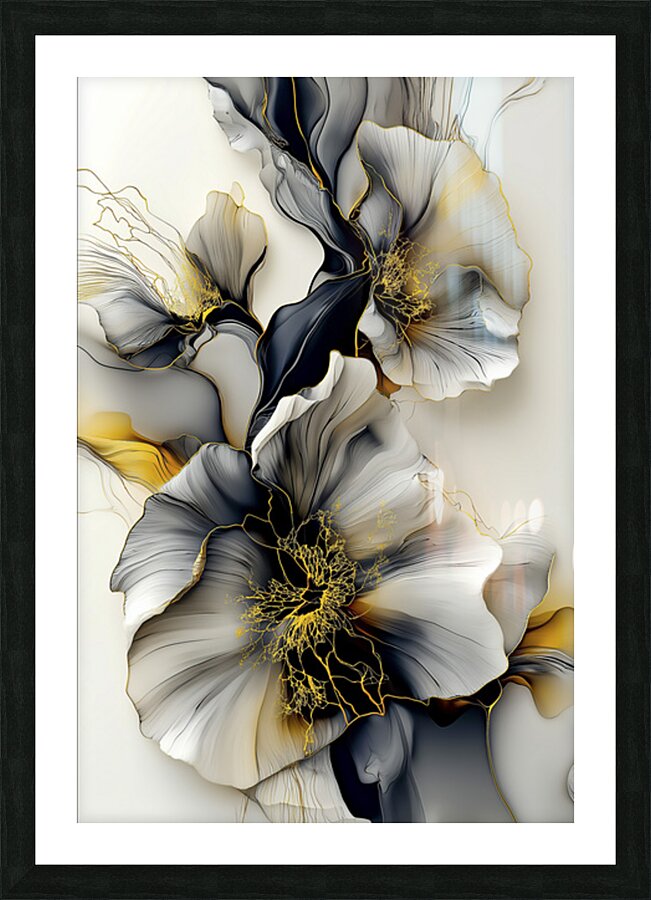 FLORAL 49 Picture Frame print