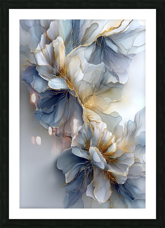 FLORAL 52 Picture Frame print