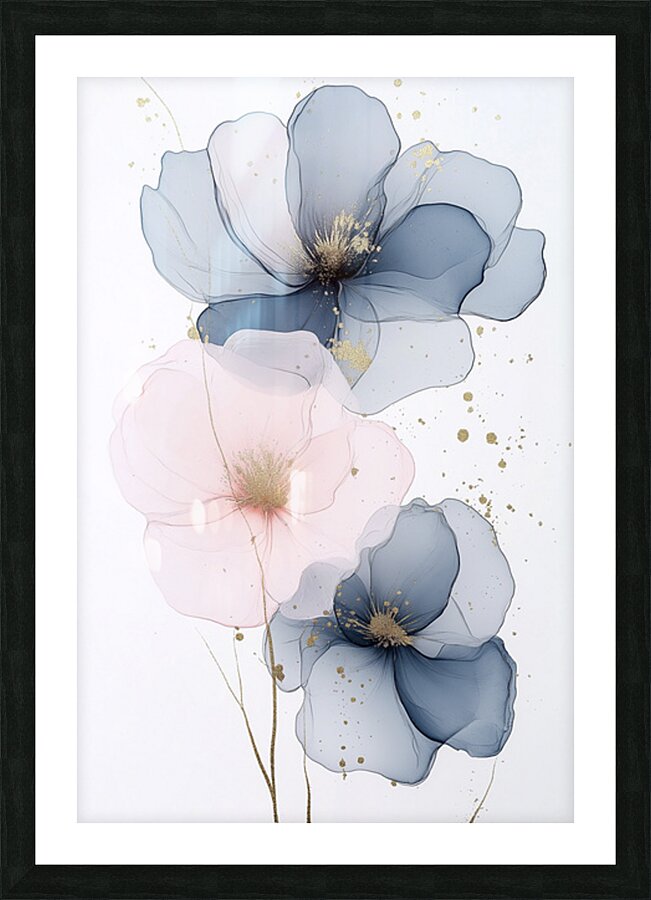 FLORAL 57 Picture Frame print