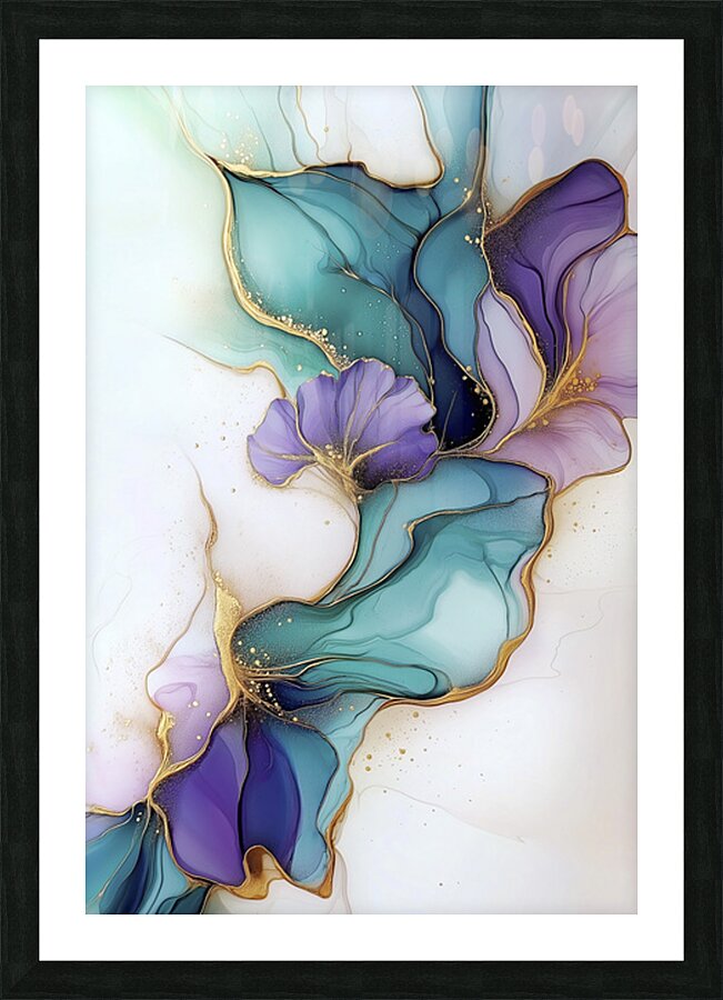 FLORAL 62 Picture Frame print