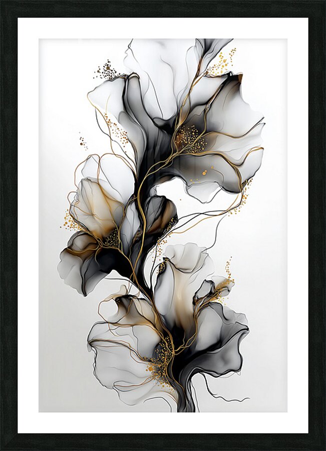 FLORAL 63 Picture Frame print