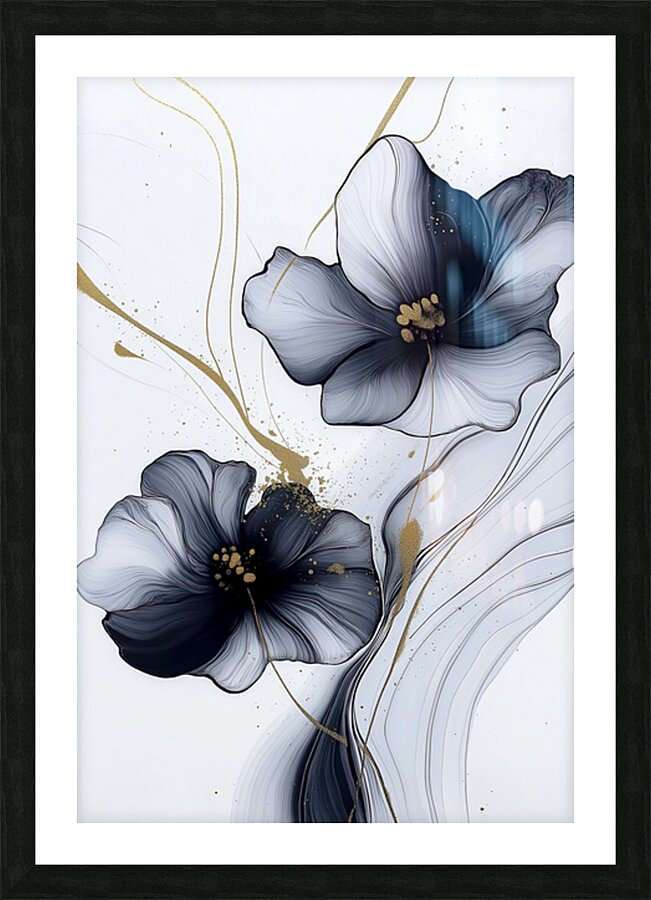 FLORAL 69 Picture Frame print