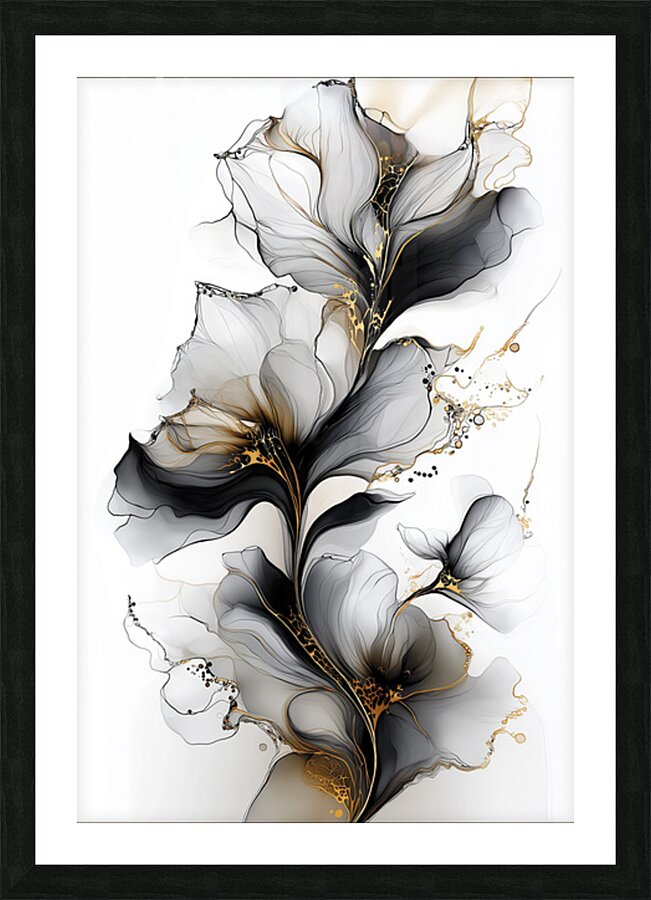 FLORAL 70 Picture Frame print