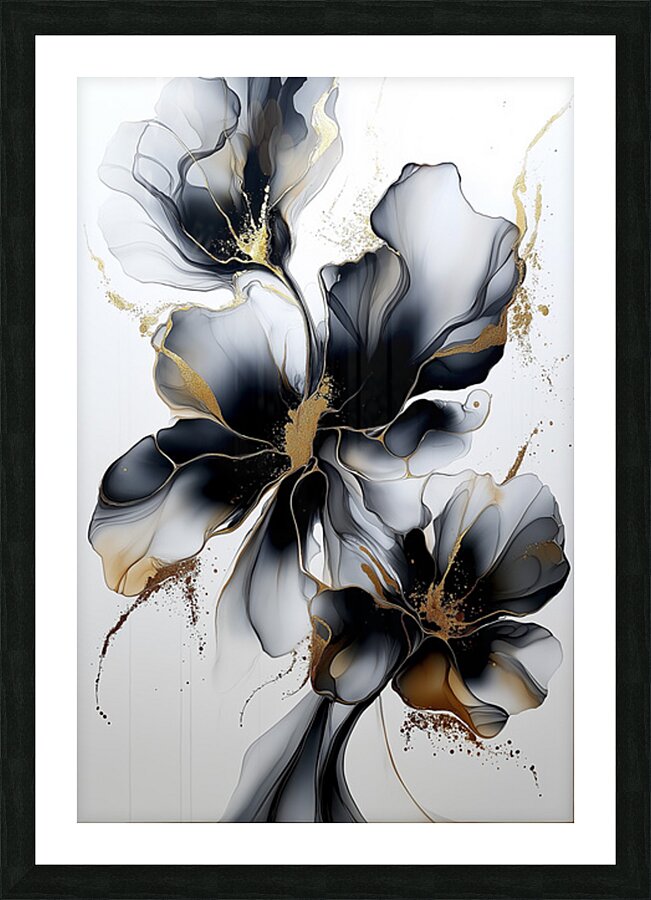 FLORAL 72 Picture Frame print