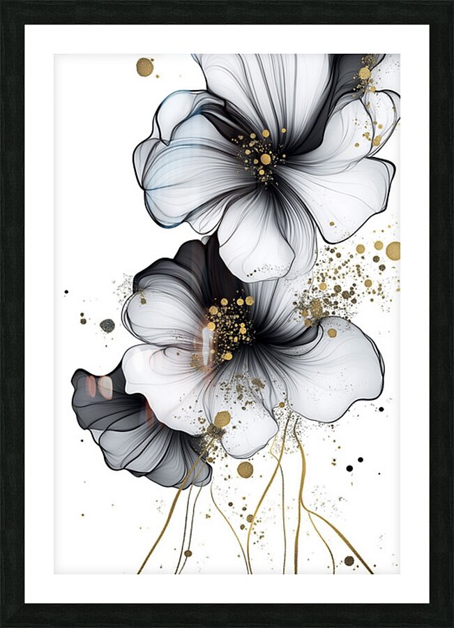 FLORAL 74 Picture Frame print
