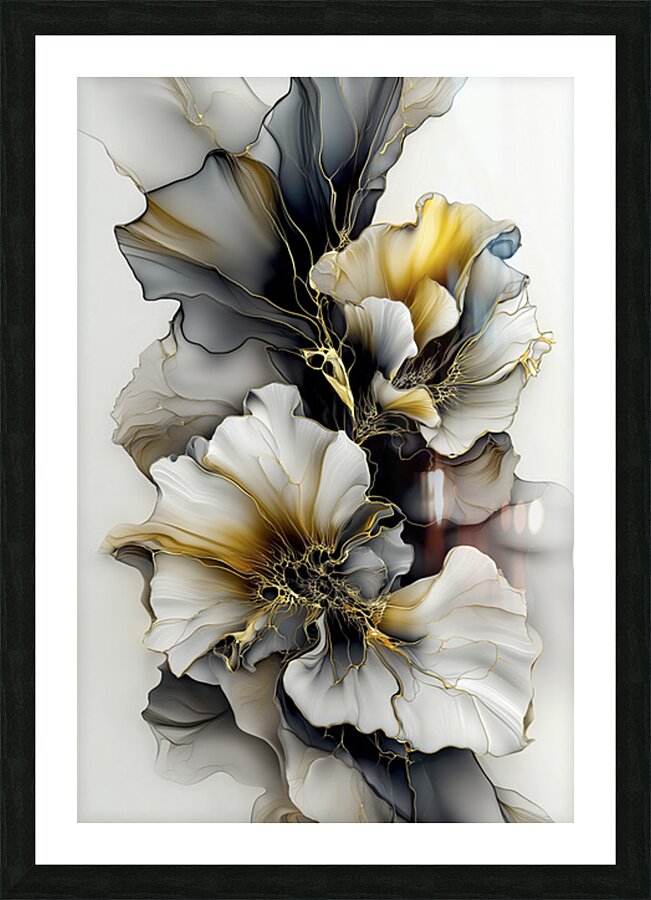 FLORAL 75 Picture Frame print