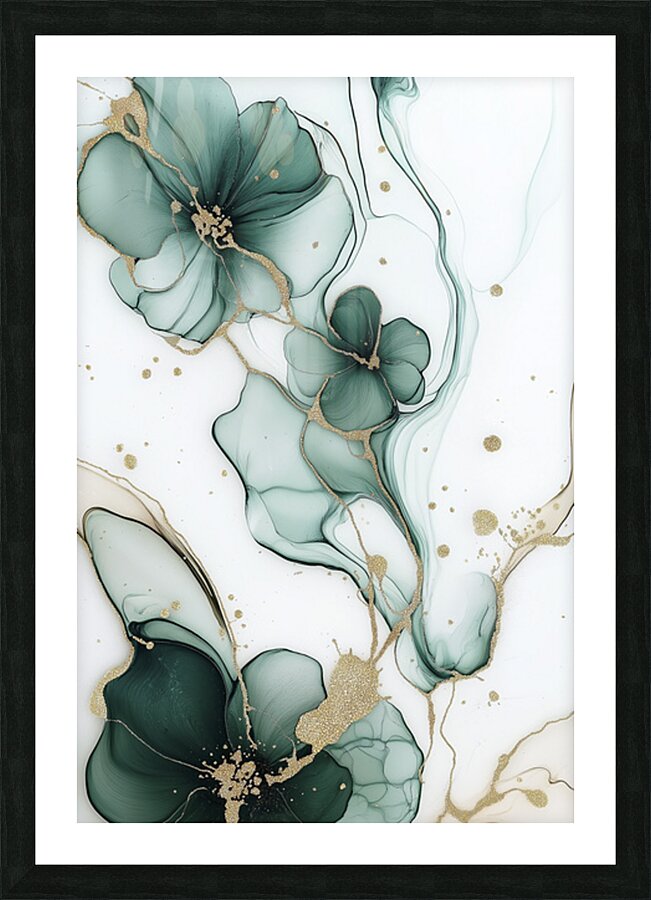FLORAL 1 Picture Frame print