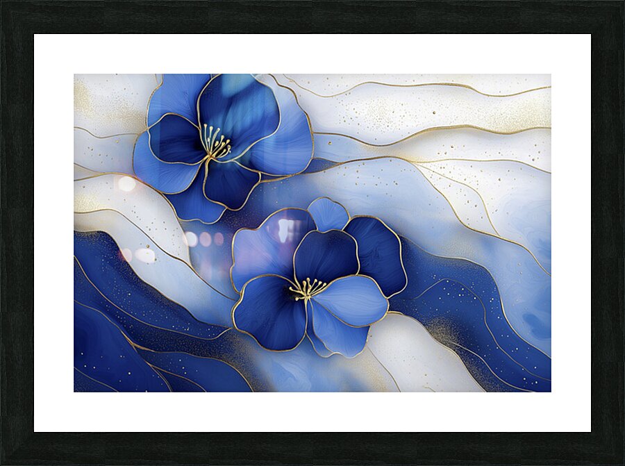 FLORAL 2 Picture Frame print