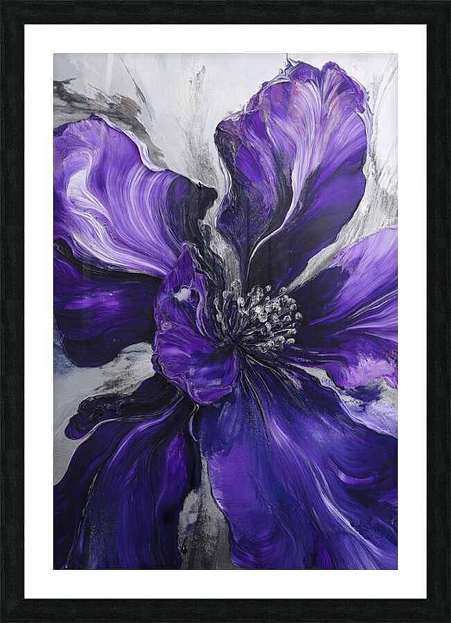 FLORAL 4 Picture Frame print