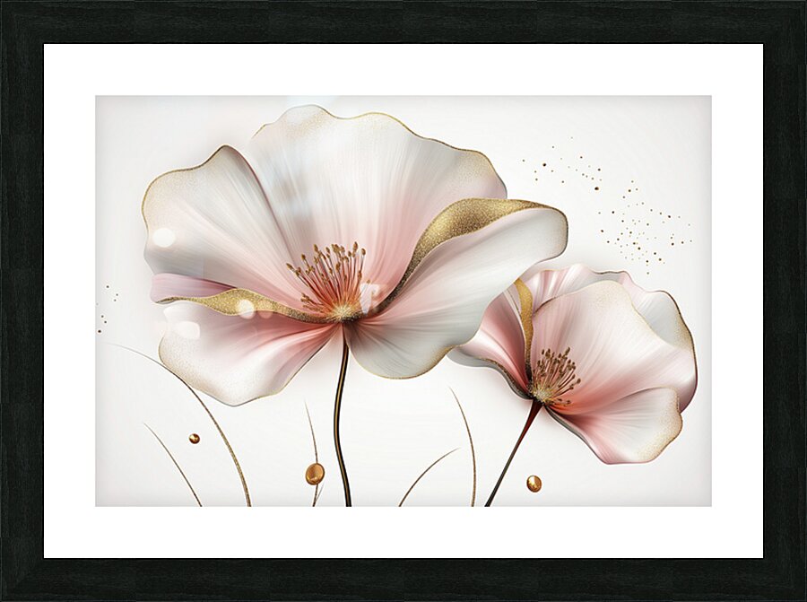 FLORAL 5 Picture Frame print