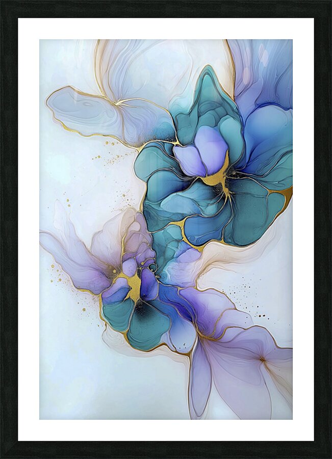 FLORAL 7 Picture Frame print