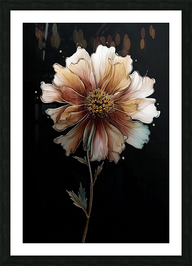 FLORAL 8 Picture Frame print