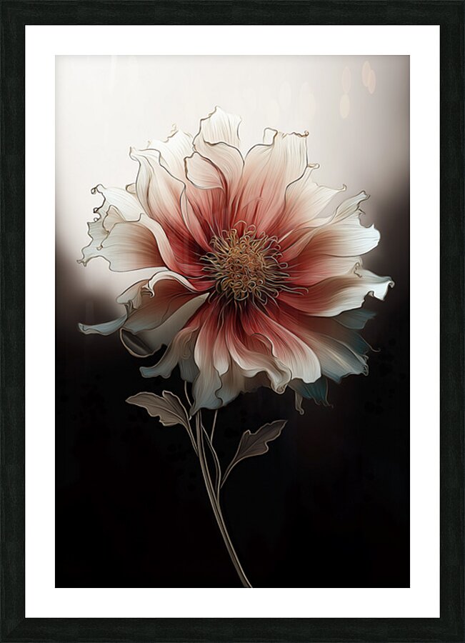 FLORAL 13 Picture Frame print
