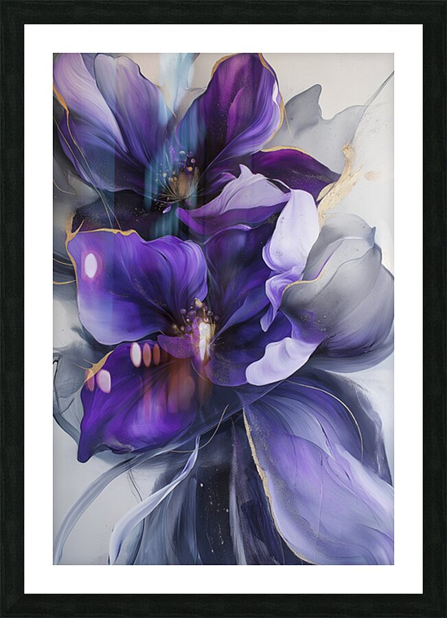 FLORAL 18 Picture Frame print