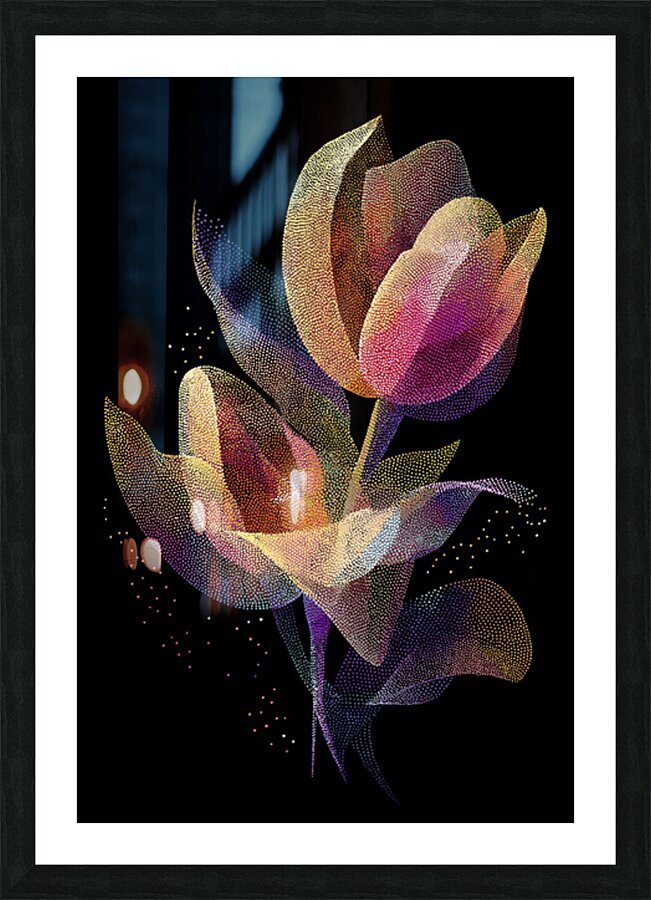 FLORAL 32 Picture Frame print