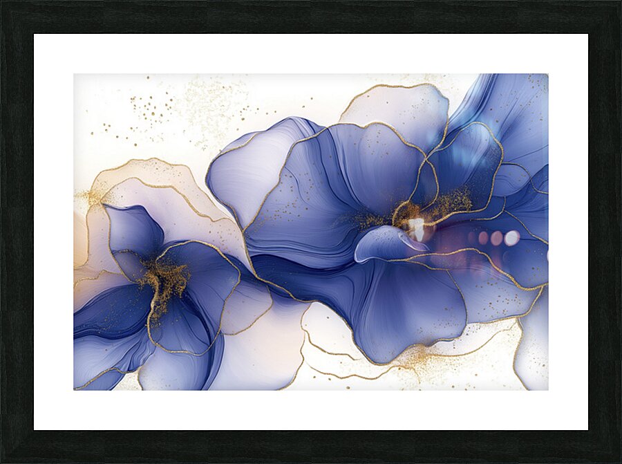 FLORAL 34 Picture Frame print