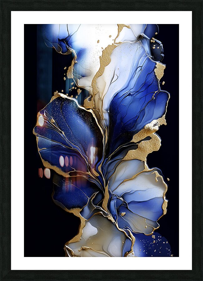 FLORAL 37 Picture Frame print
