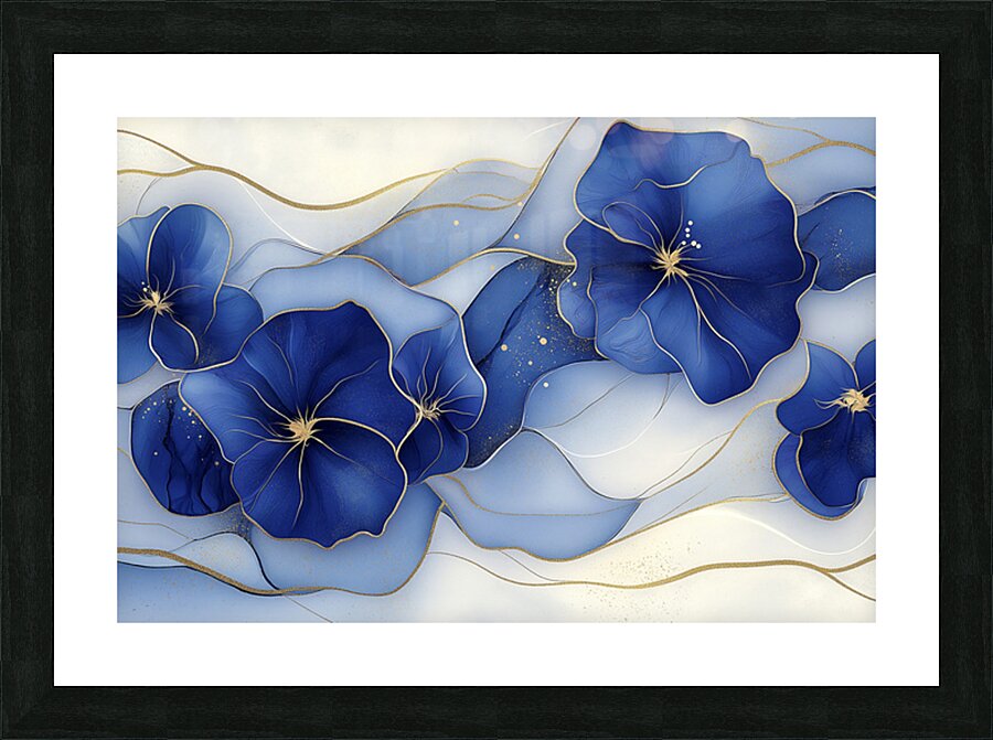 FLORAL 39 Picture Frame print