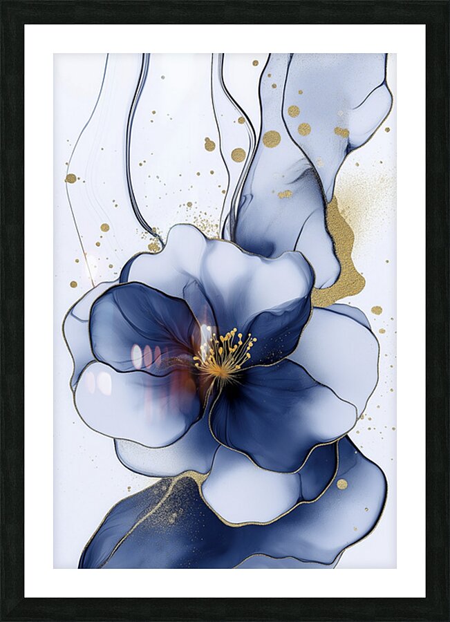 FLORAL 41 Picture Frame print
