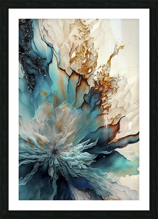 FLORAL 43 Picture Frame print