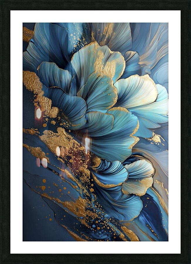 FLORAL 44 Picture Frame print