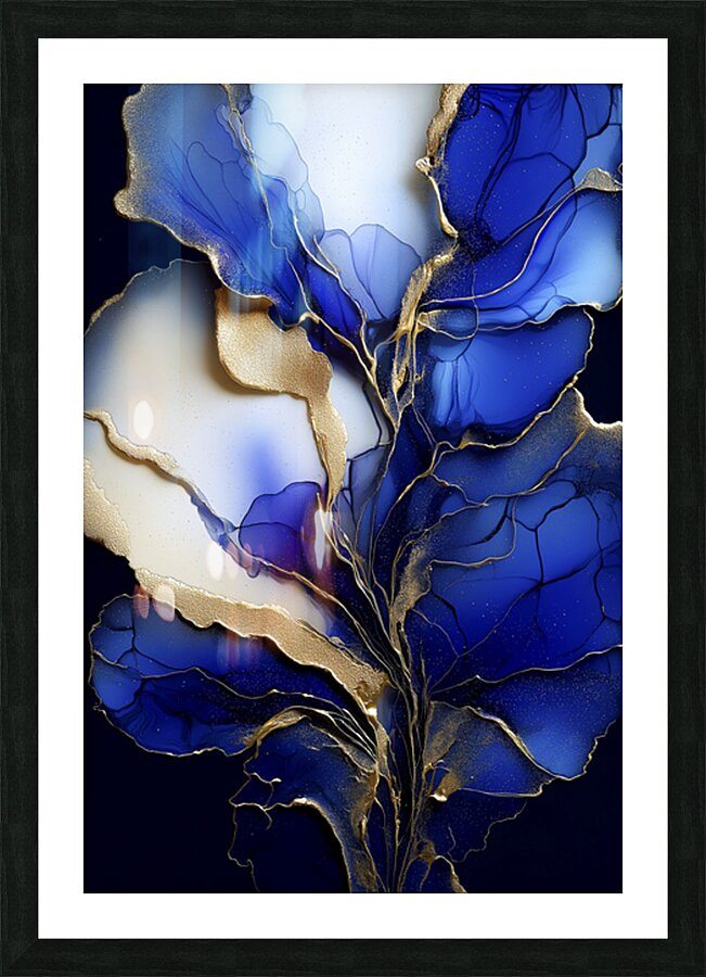FLORAL 45 Picture Frame print