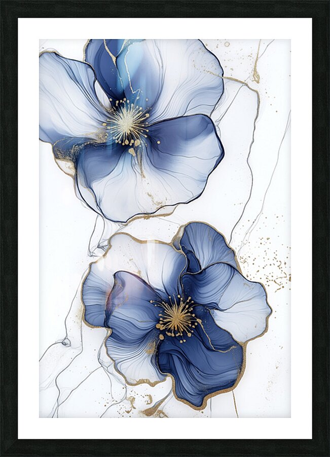 FLORAL 46 Picture Frame print