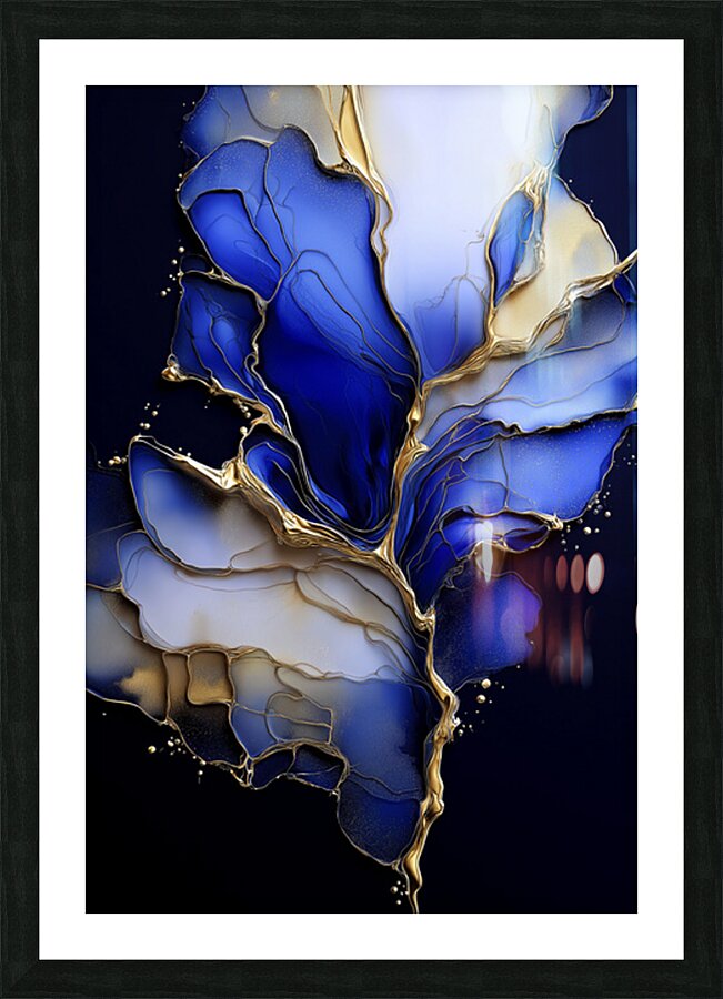 FLORAL 52 Picture Frame print