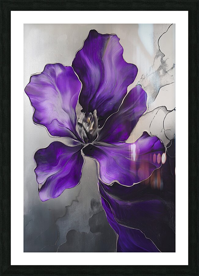 FLORAL 63 Picture Frame print