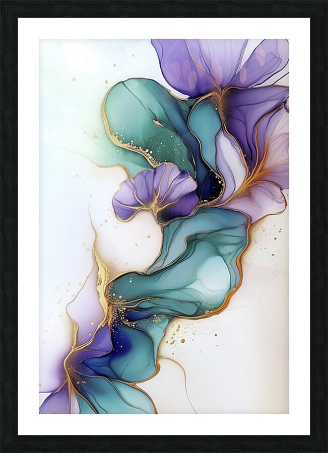 FLORAL 67 Picture Frame print
